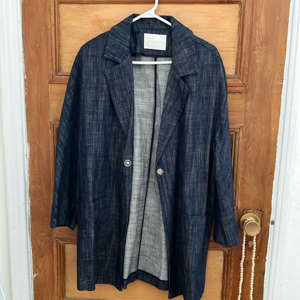 HOPE Stockholm denim jacket, amazing condition, perfect for Spring layering!